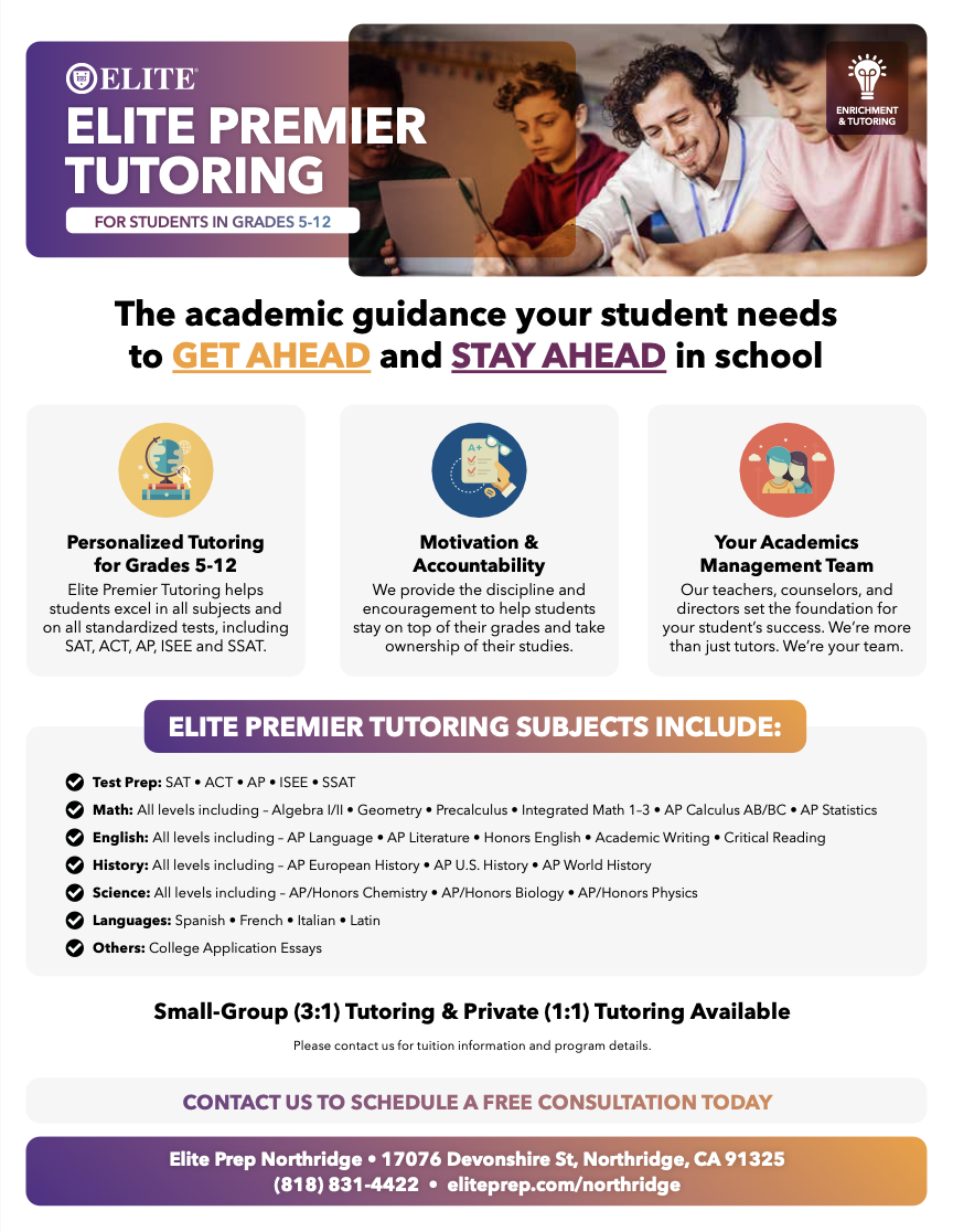 Elite Premier Tutoring