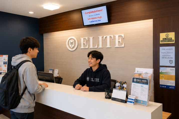 Elite Prep Learning Hub study room