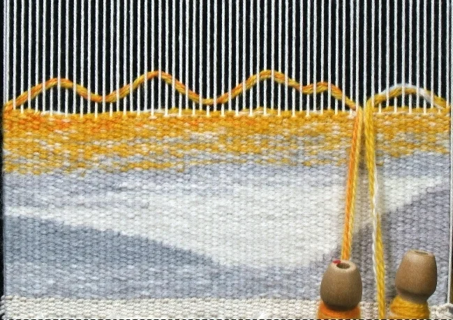 On left, Blend D hatching with Blend C