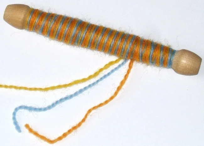 Blend E: 1 light blue, 1 yellow-orange, 1 bright yellow