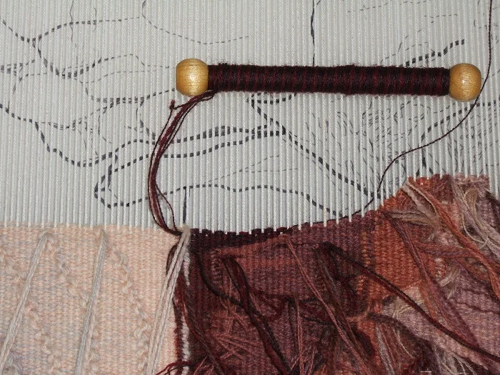detail of weaving process©2016 Elizabeth J. Buckley photo credit: Elizabeth J. Buckley