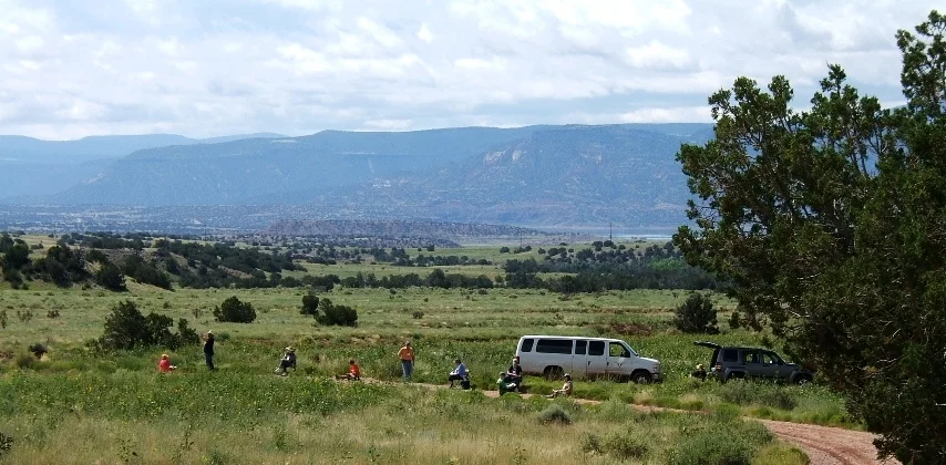 2015 Drawing as Meditation class field trip, Ghost Ranch, NM photo credit: Elizabeth Buckley