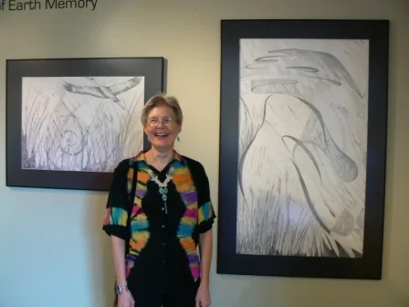 Elizabeth Buckley with drawings: Prairie Flight and Prairie Dance .