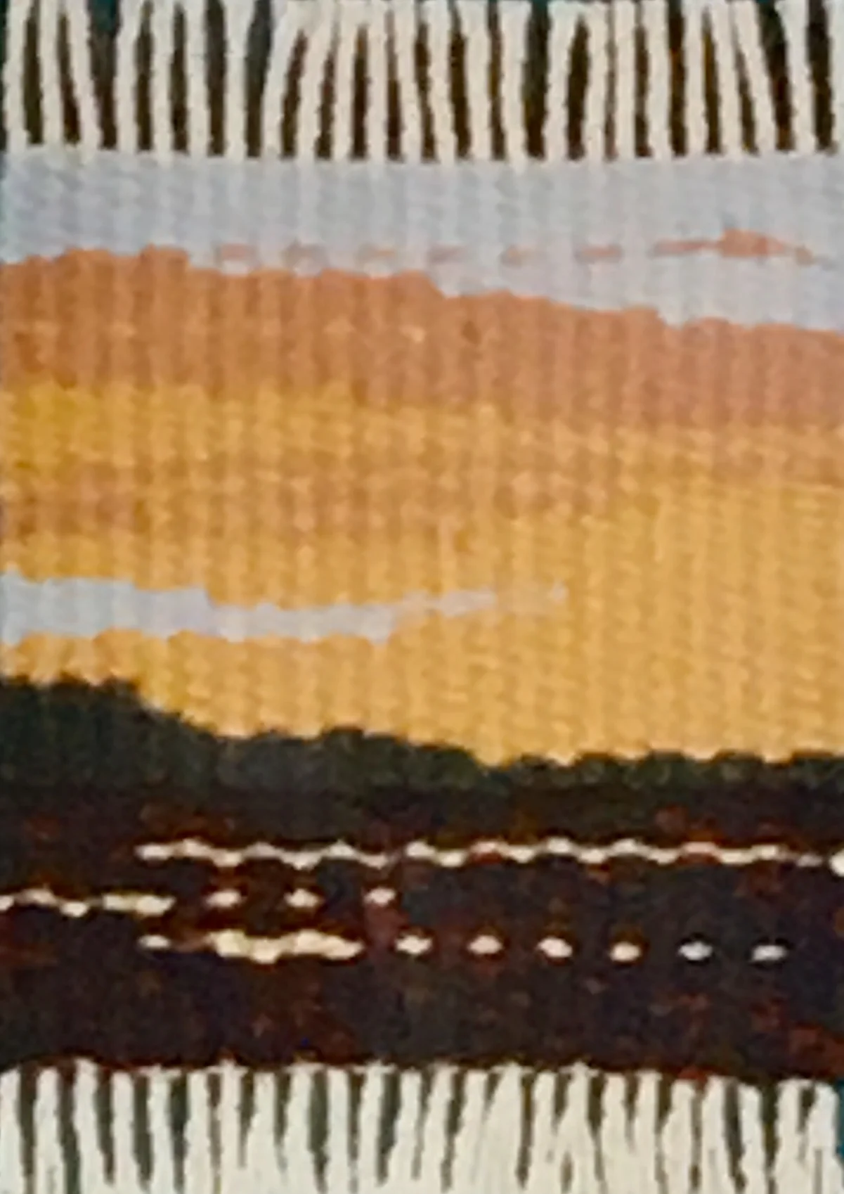 Sunset Over Albuquerque 3” x 2” ©1996 Elizabeth J. Buckley