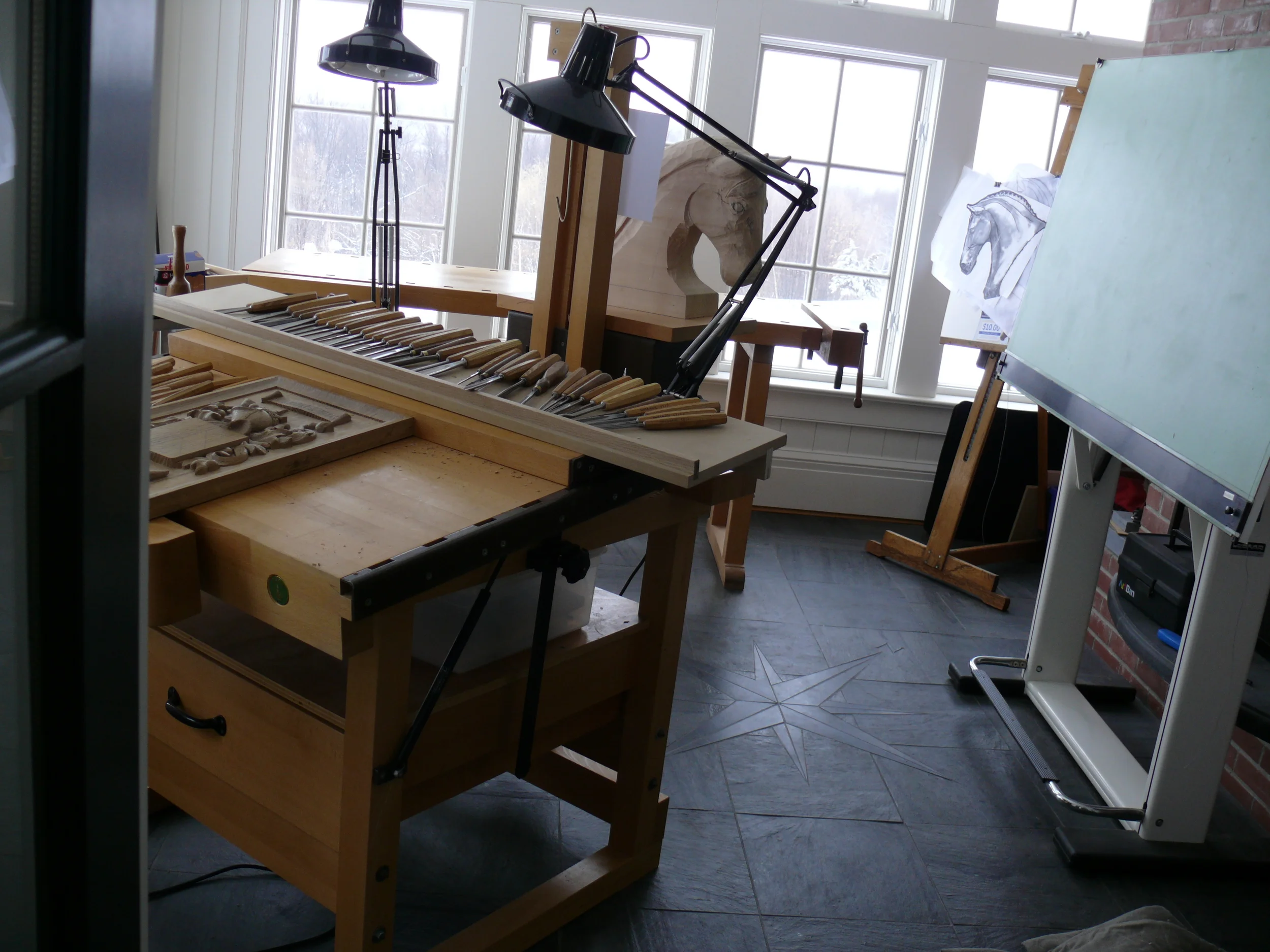 Carving studio