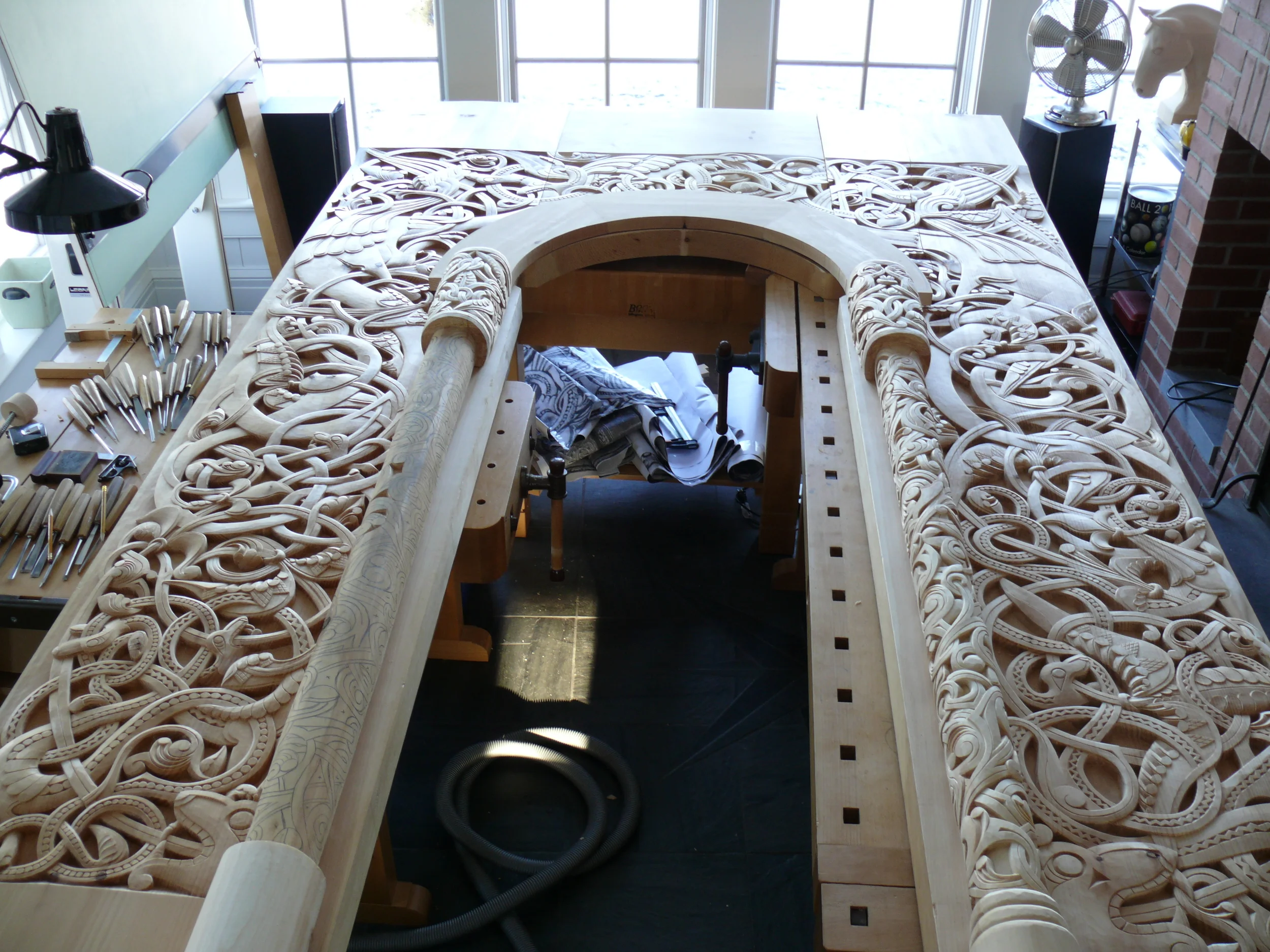 Borgund Stave Church Portal Replica