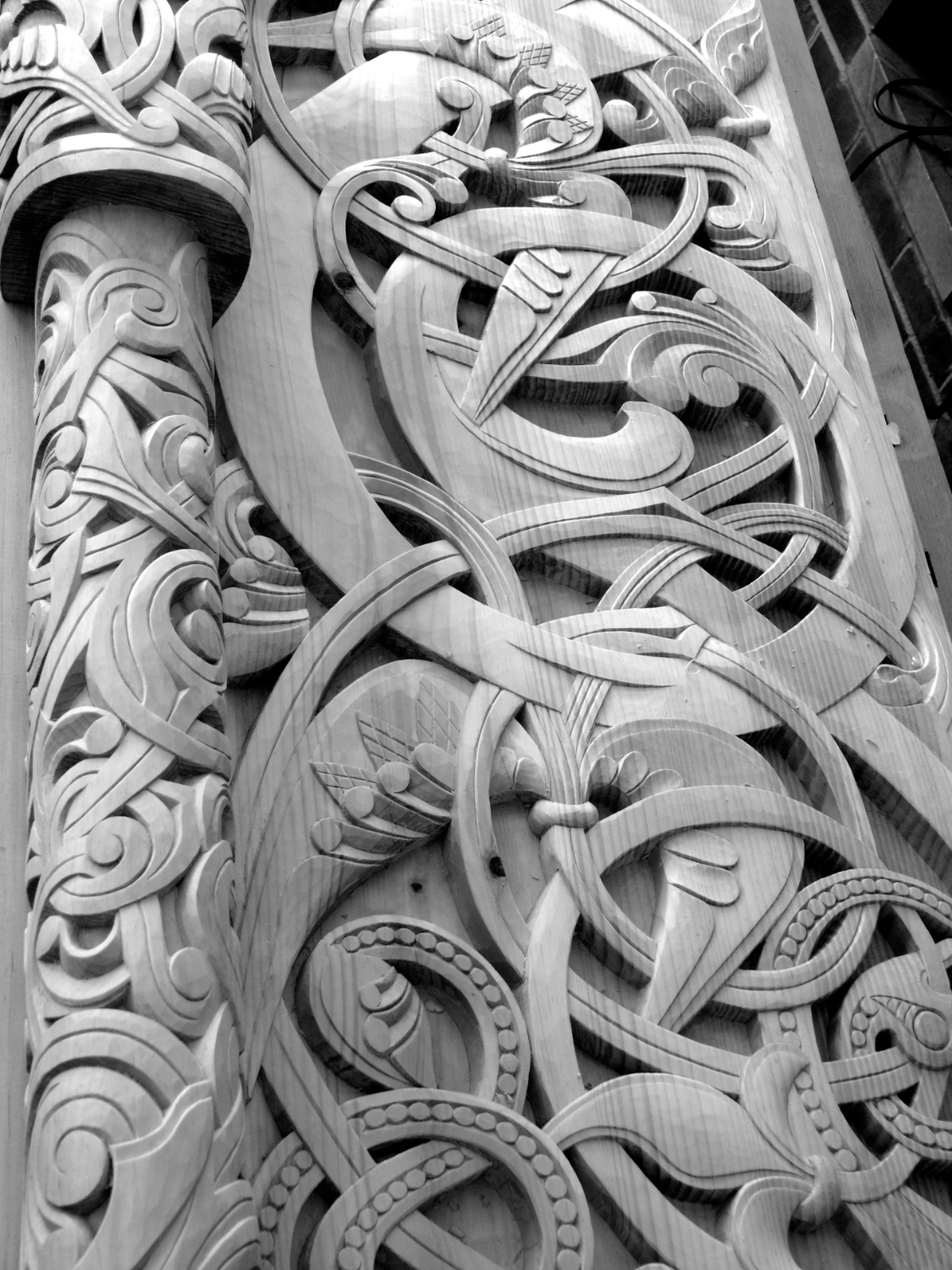 Borgund Portal Replica Detail