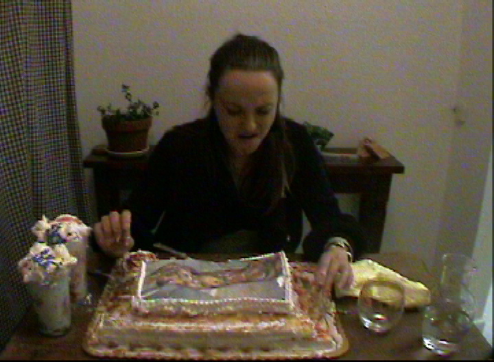   video stills from 45 minute video "You Can't Have Your Cake and Eat It Too."  