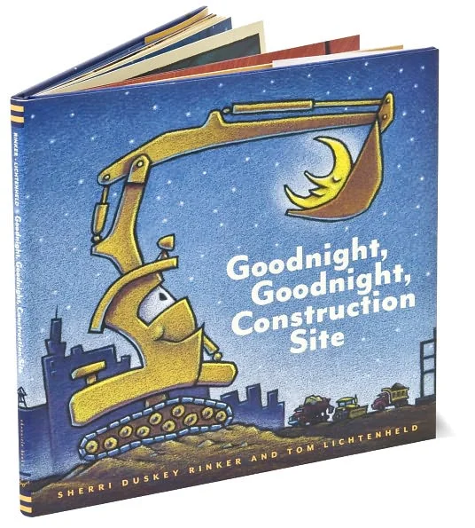 Goodnight, Goodnight Construction Site : If I'm buying for a boy, this book is my go-to gift, even though we have a girl and LOVE it. It is a hardcover book with paper pages, so it's geared toward older toddlers who don't rip/eat books, but we read it to Rooney when she was little, too.