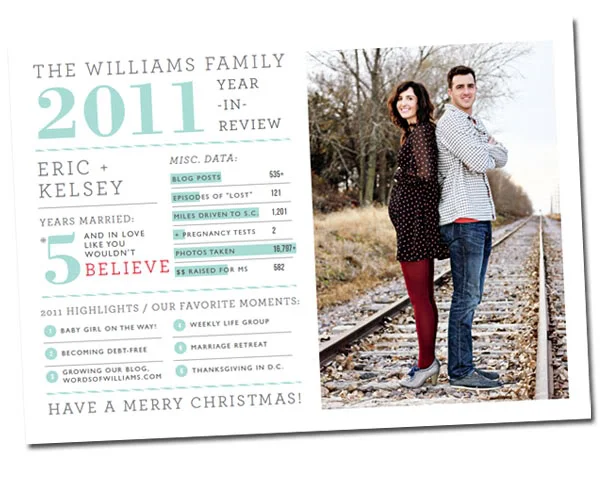 2011 Christmas card