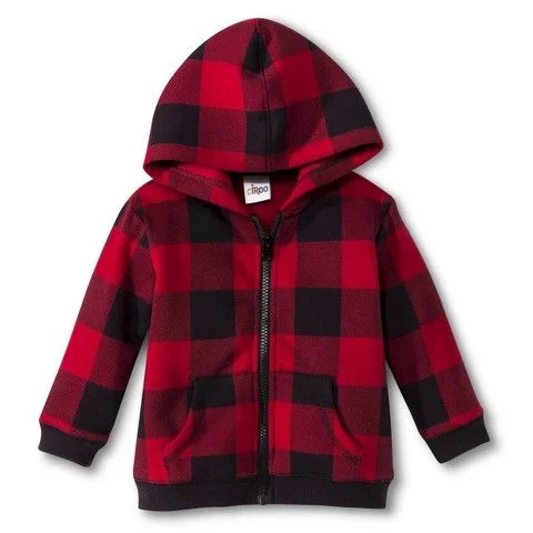 Buffalo check hoodie - on sale in store for $4.98