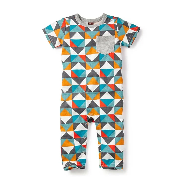 Patchwork romper - $32.00