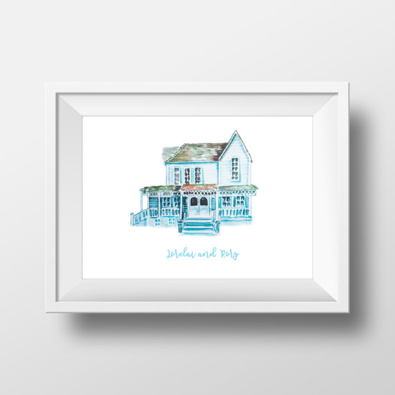 Lorelai's house illustration ($2 download)