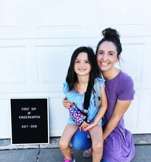 Rooney's first day of kindergarten 