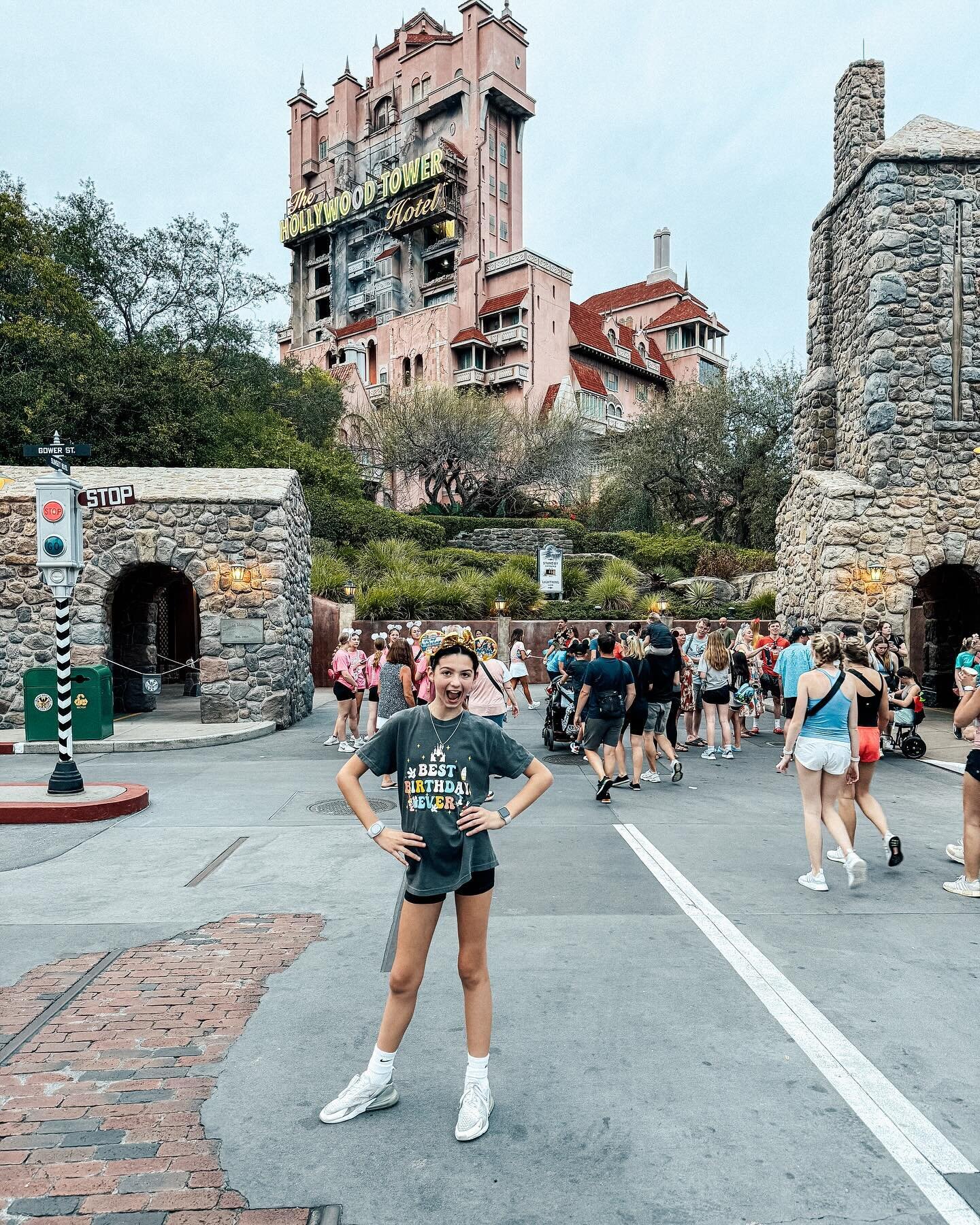 Disney day 6 🏨 our last day at Disney was Rooney&rsquo;s 12th birthday 🥳 she picked Hollywood Studios (Magic Kingdom was a close second) and got to ride her favorite ride, Tower of Terror, two more times. she picked Roundup Rodeo BBQ in Toy Story L