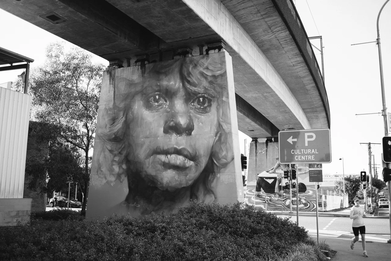 Painting by Guido van Helten