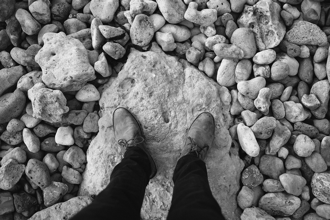 Rocks at Torquay beach