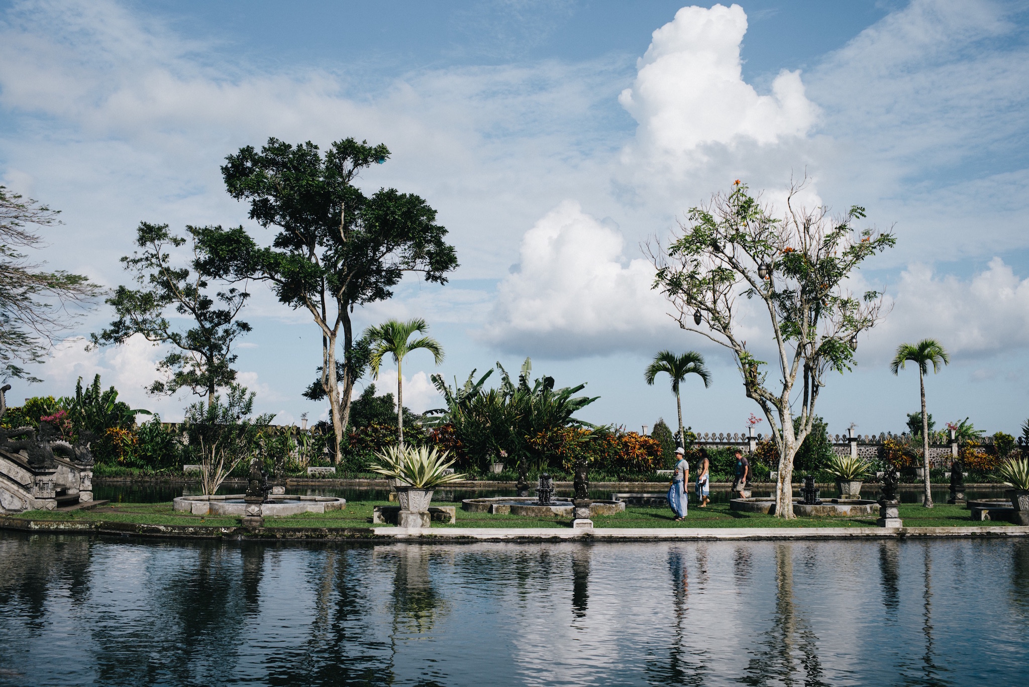 Part of the water palace which was formerly the royal palace of Tirta Gangga owned by Karangasem Royal.