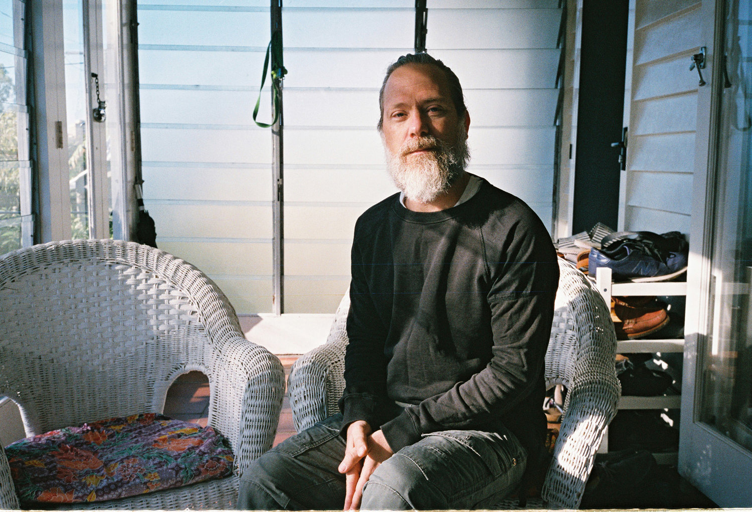 Simon on my Olympus mju ii 35mm f/2.8 compact camera using Agfa Vista 400 colour film.