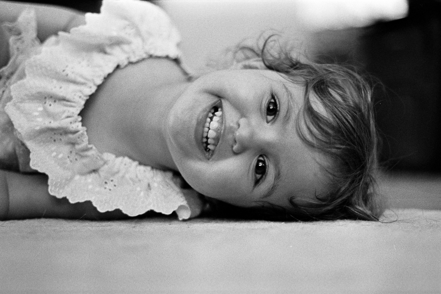  Hannah being silly. Kodak TRI-X. 