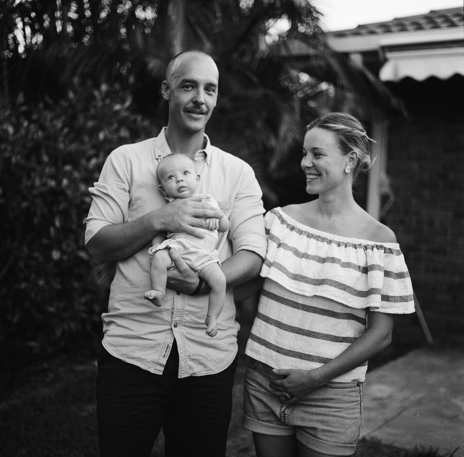  One of my best friends Genevieve, her husband Justin and their few month year old Juno. 