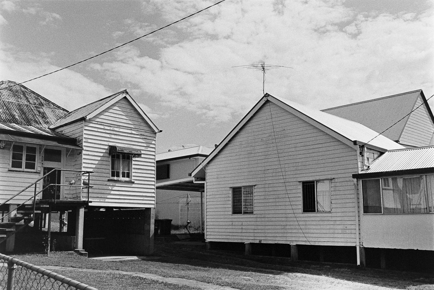  A house and another house. 