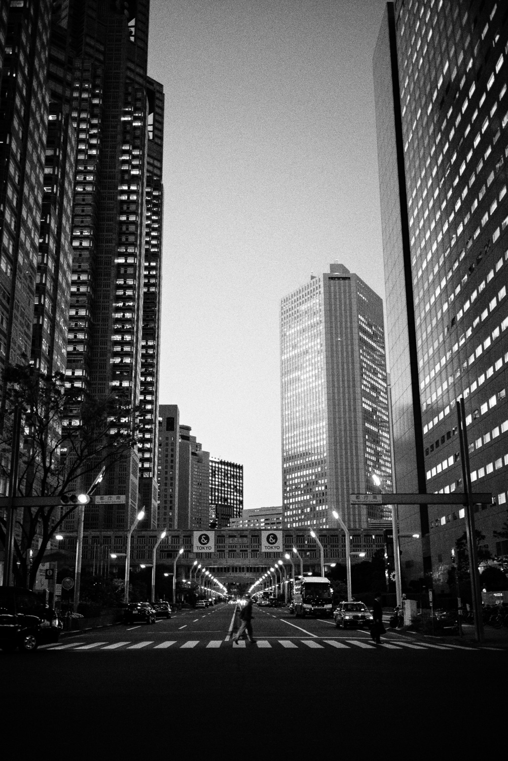  Business district in Shinjuku, on our way to Park Hyatt and New York Bar. 