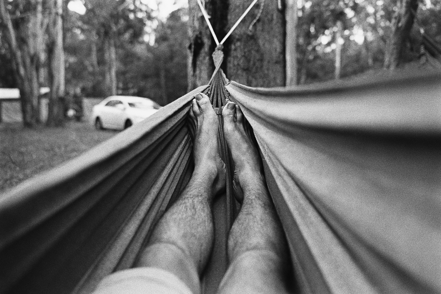 Four days of camping involving mostly this kind of activity.