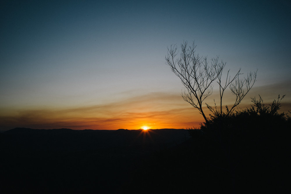 Mount Cordeaux Sunset