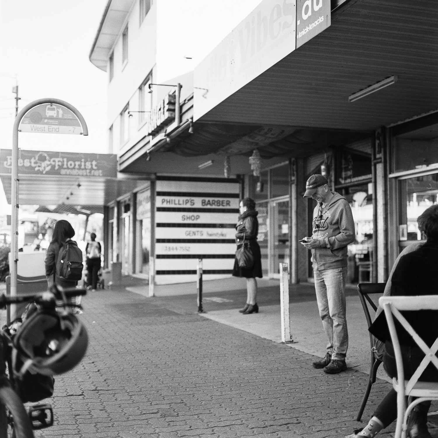 Waitin’ for buses while I wait for coffee.