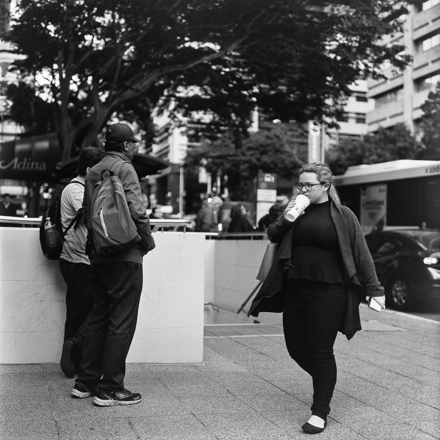 Shooting some Ilford HP5+ on the streets with the Rolleiflex.