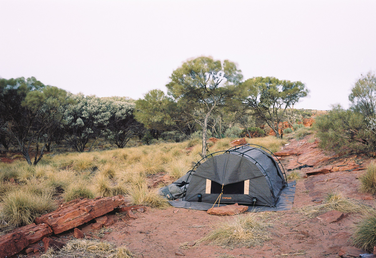  Camping out of King’s Canyon up the Larapinta Trail. 