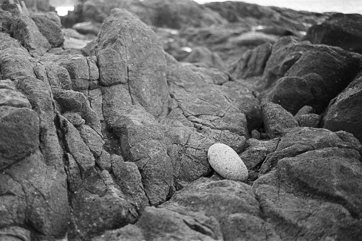  A rock having a rest. 