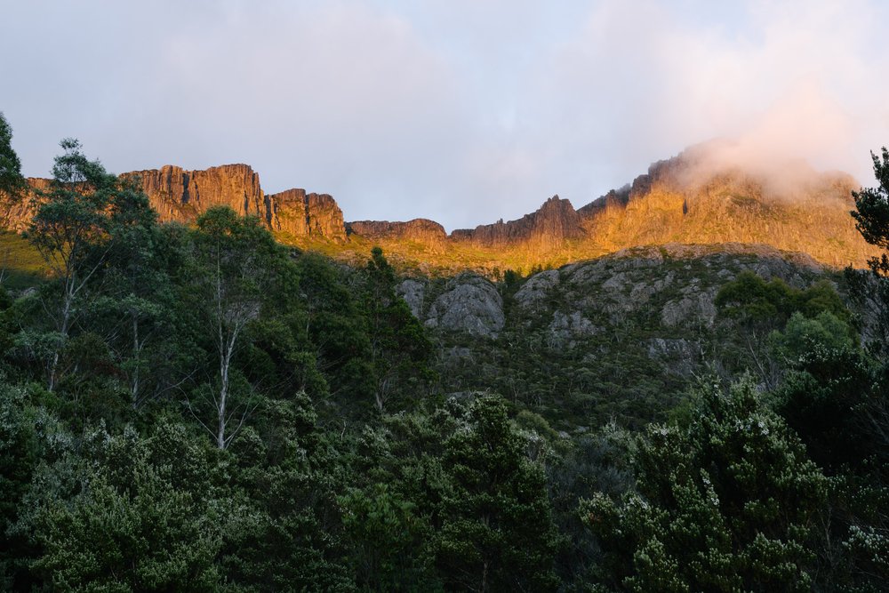 Sunrise on Cradle Mountain