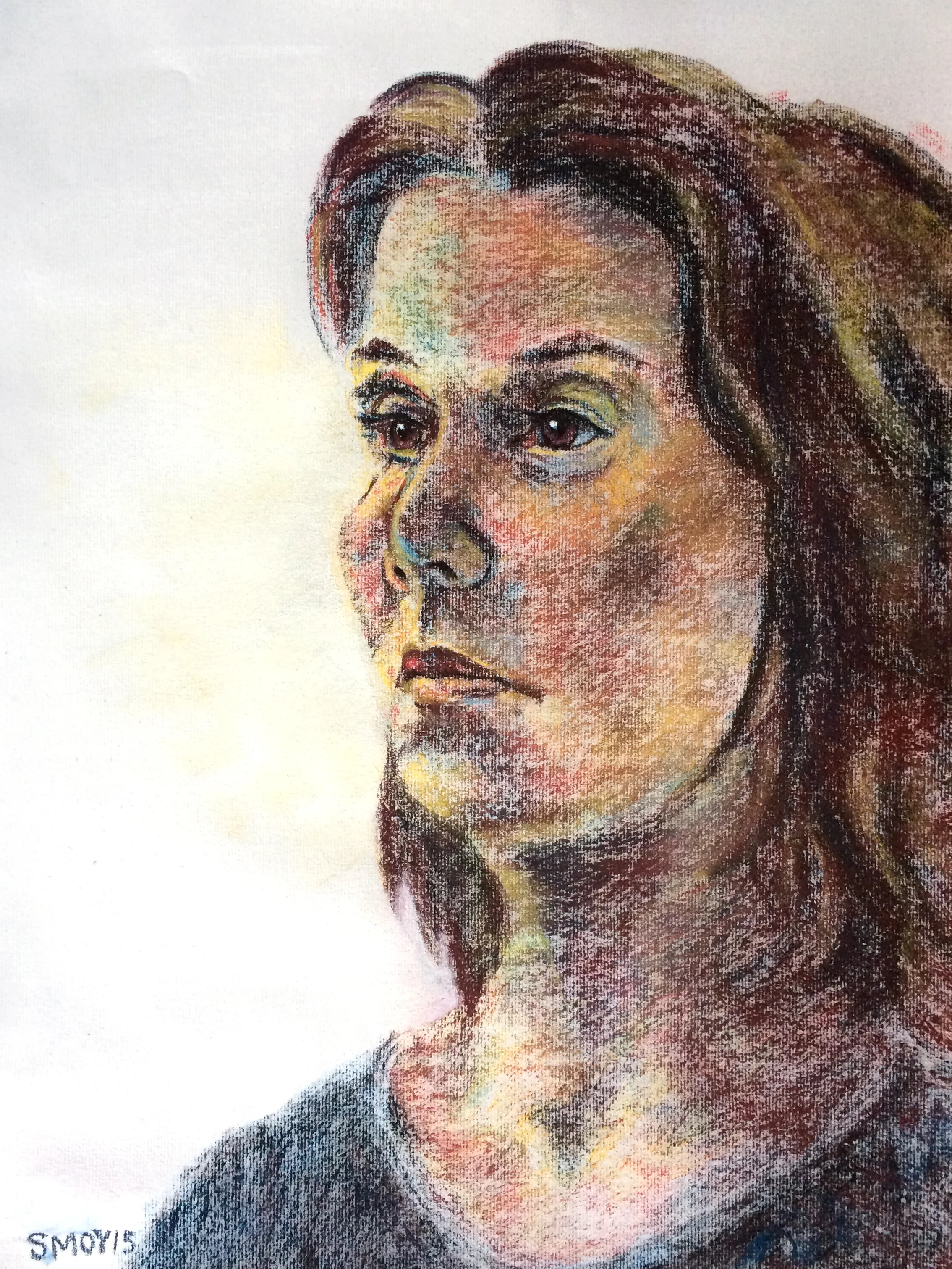  Lora Tchekoratova Pastel on Strathmore Paper 18 x 24 in 