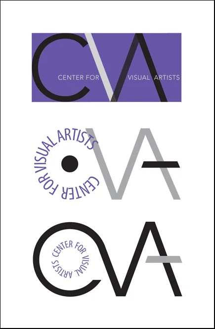 An arts center in Greensboro held an open call for their new logo. These are versions of my submission.