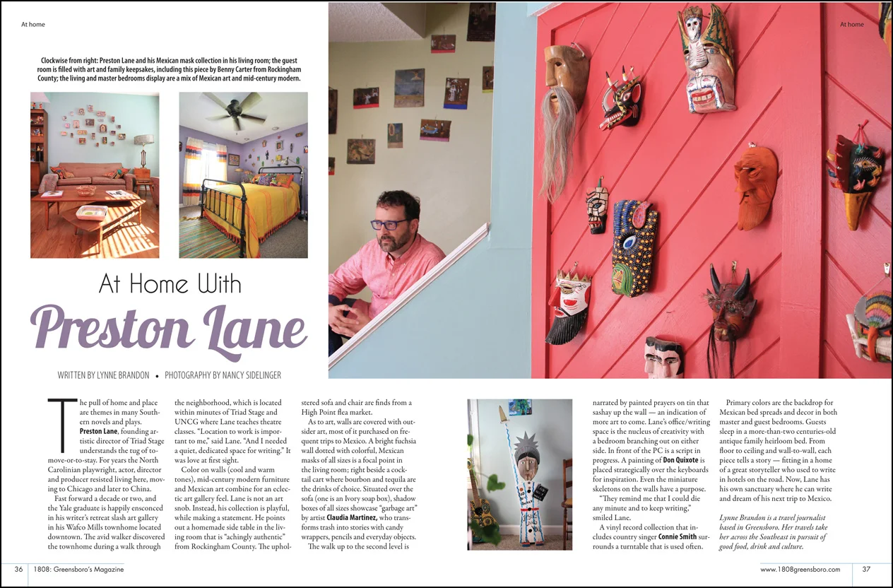 One of the monthly features of the magazine 1808 is "At Home With..."