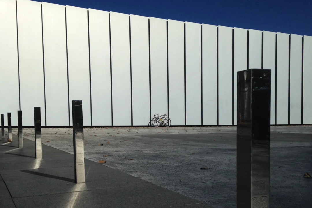 The North Carolina Museum of Art, and a bicycle.