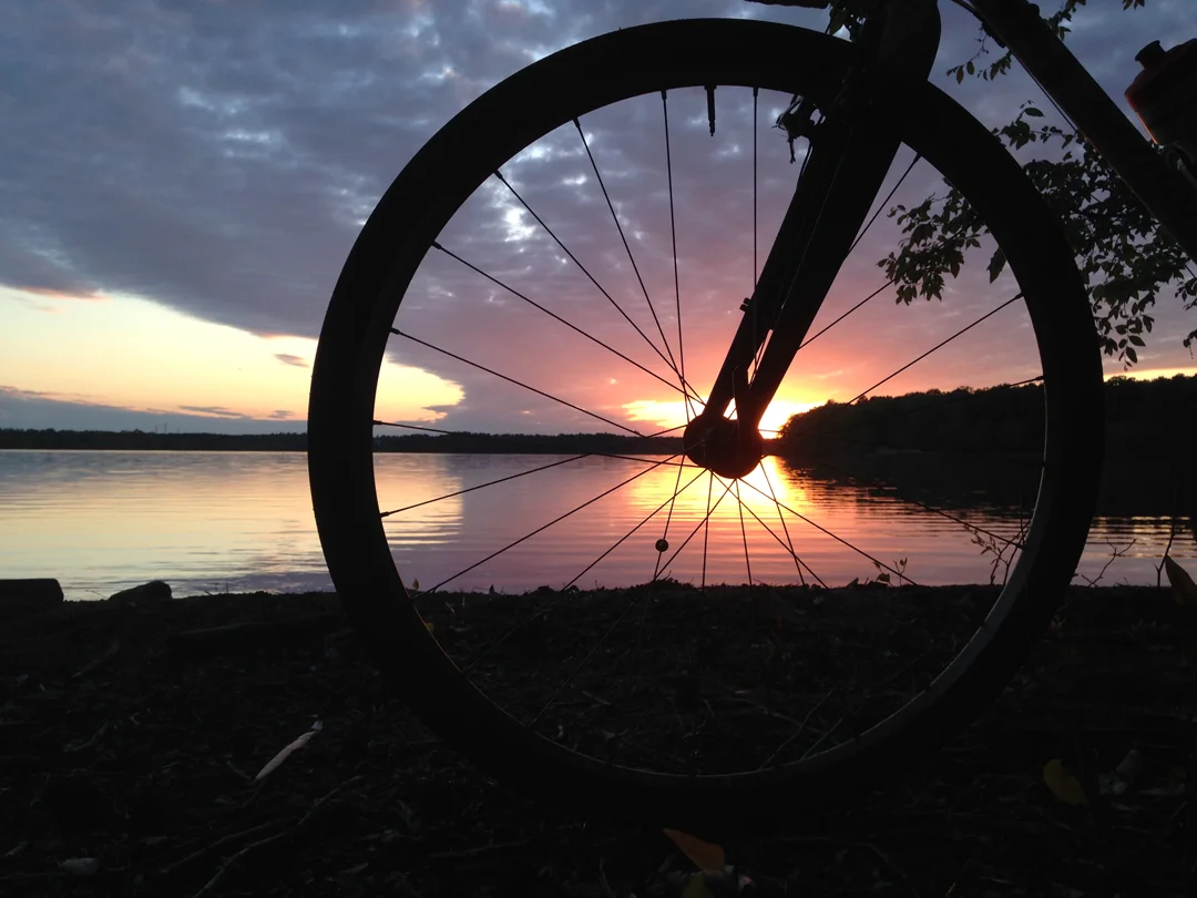 Friday night lights at Lake Crabtree in Raleigh.