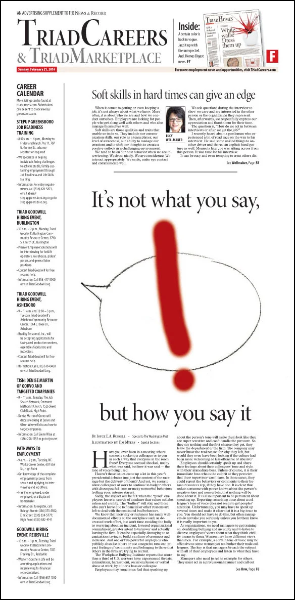 A piece from The Washington Post on tone and perception.