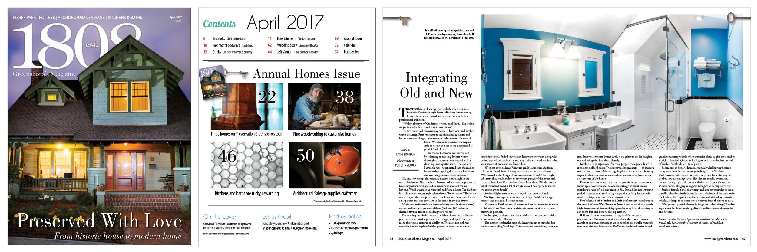 I directed the overall execution of the cover to match the inside pages; it was completed by someone else in the advertising / marketing department. The photographwas made by a local duo, Perfecta Visuals.One of the inside stories was on the challen…