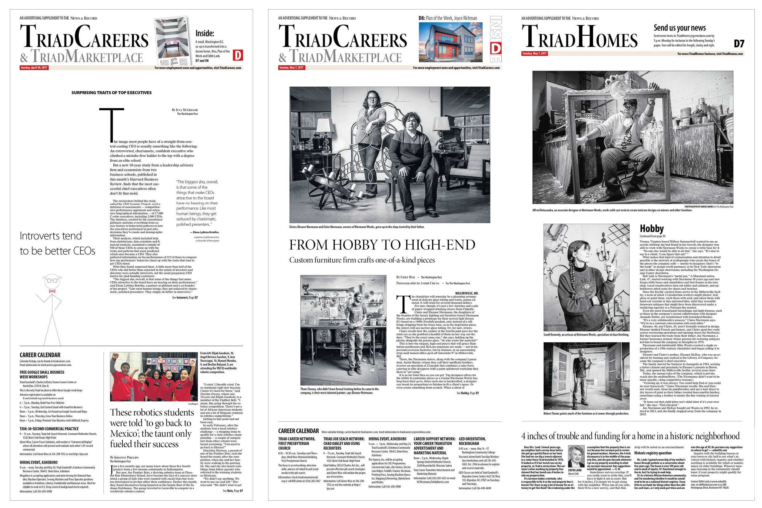 A surprising study found that introverts are often better CEOs than their extroverted counterparts. I made a spare design, adding a meek-ish figure. The Careers and Homes material fall into the same section every week. A piece from The Washington Po…