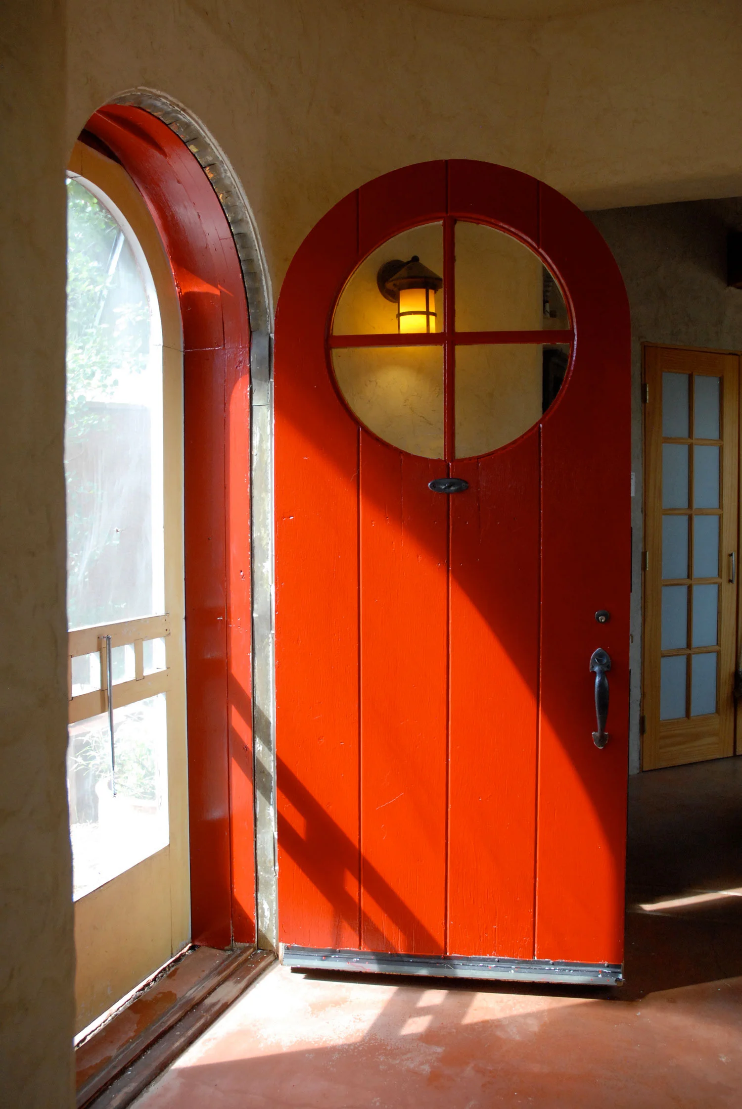 STUDIO DOOR The photo space is full of light from 21 windows, unobstructed and unfettered. High altitude sunlight, (the studio is at 7800 feet), so its pure, clear, crystalline. 