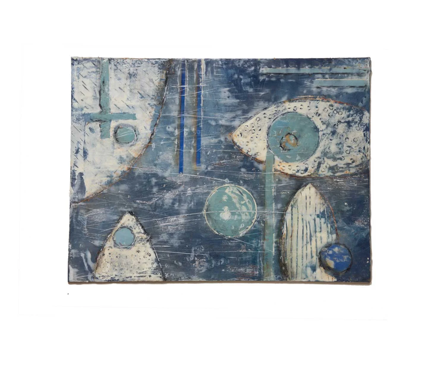 F INE ART Susan employs a 2000 year-old painting technique called encaustic to create pieces of great depth, texture, character, and intrigue. See more here . Learn even more here