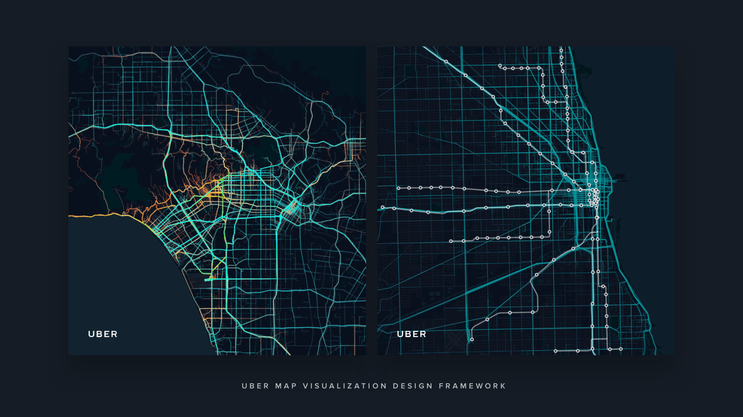 UBER Map Visualization Design Framework