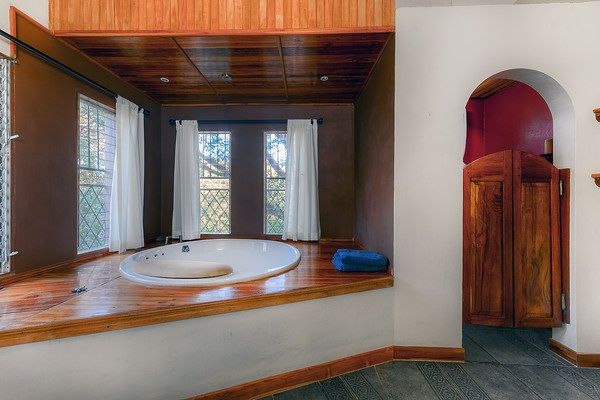 Master Bath with jetted tub and waterfall shower