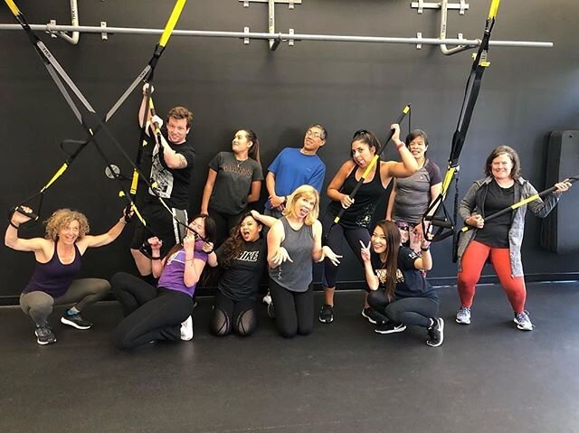Posted @withrepost &bull; @itsjamelnotjamal Stand up fitness world and congratulate the newest TRX STC Qualified grads! #trx #trxtraining #stc #suspensiontraining #sfworkout #trxsuspensiontraining #sfcoach #mastertrainer #trxmastertrainer #movement #