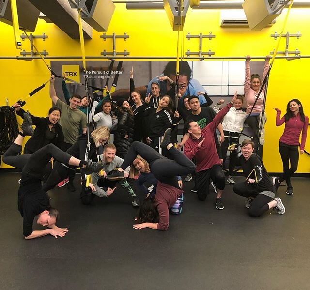 Just in time for the holidays! The newest TRX STC graduates ready to give you the gift that keeps on giving (suspension training workouts and lactic acid)! #trx #trxworkout #trxtraining #stcgraduates #suspensiontraining #trxqualified #trxqualifiedtra