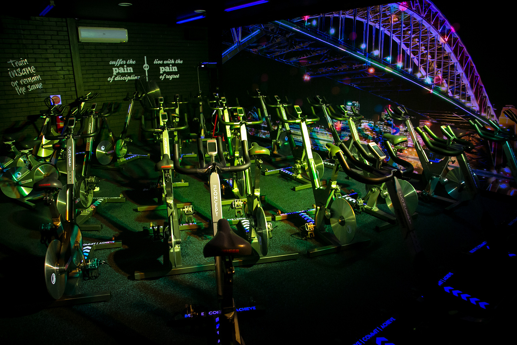 glow in the dark sydney harbour bridge