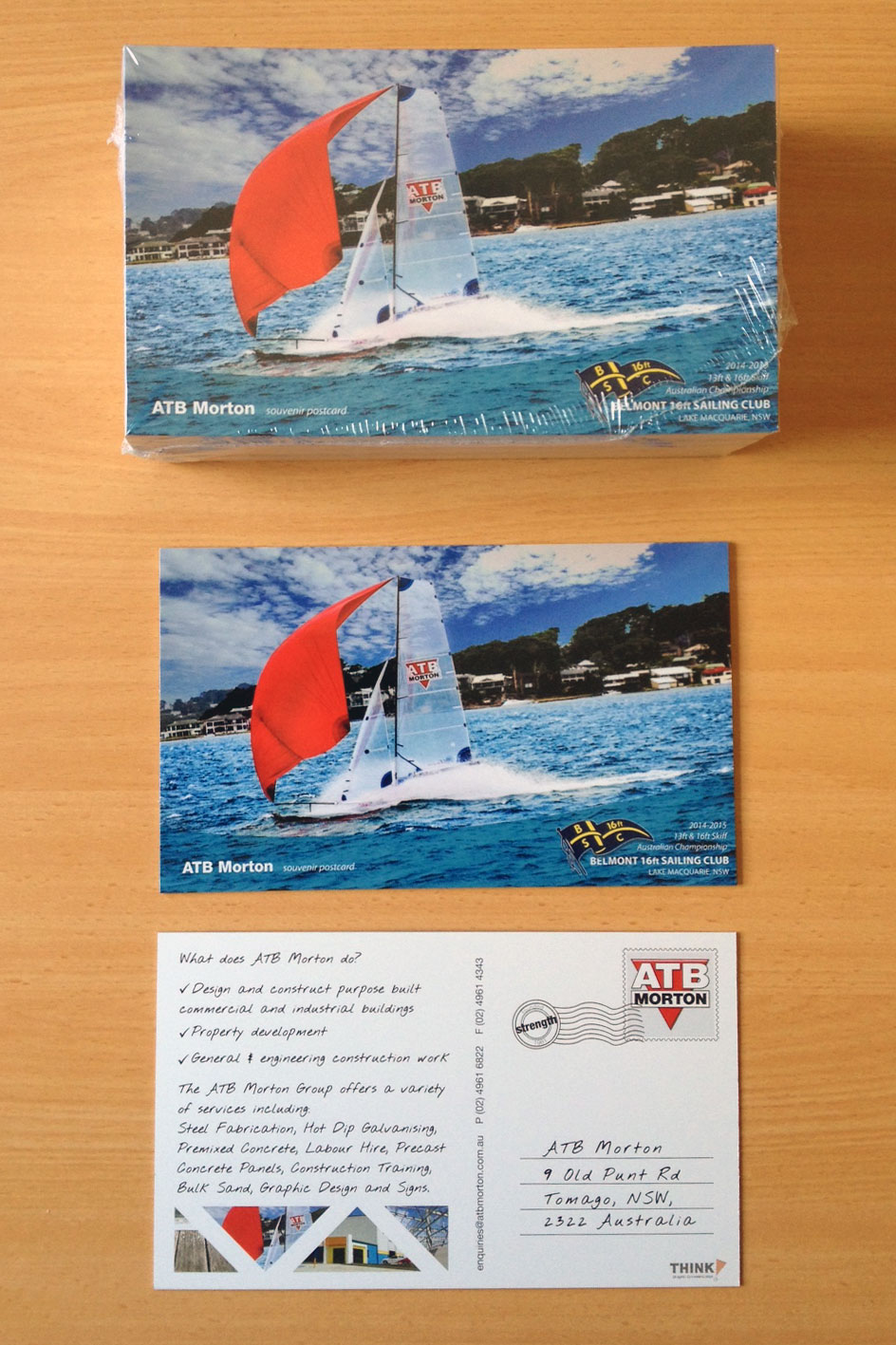 sailing away post cards